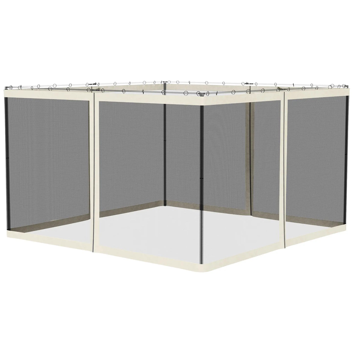 Replacement Mosquito Netting, 10' x 12', Black, White Gazebos Black, White at Gallery Canada