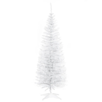 5FT Artificial Pencil Christmas Tree, Realistic Branches, White Pencil Christmas Trees at Gallery Canada