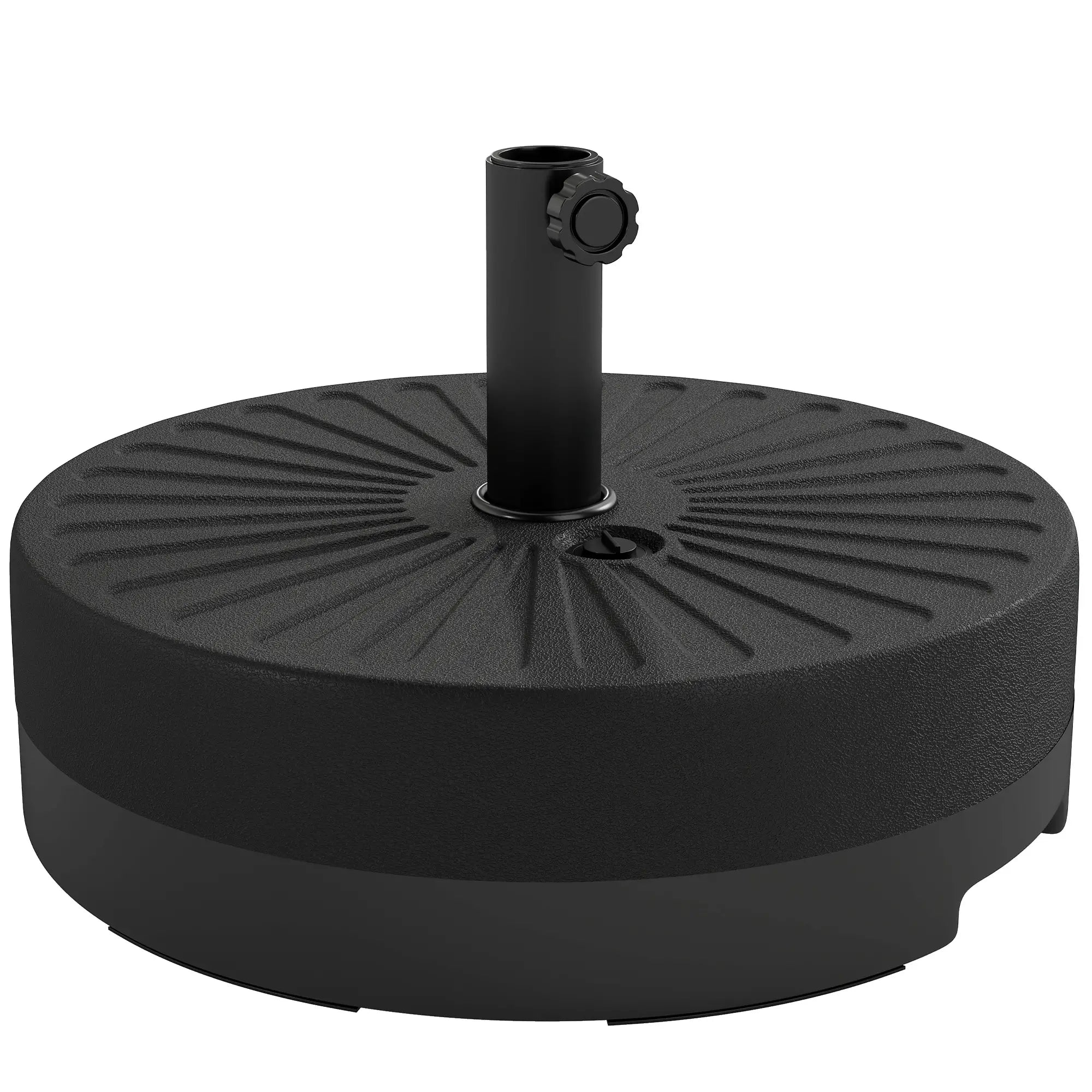 Fillable Umbrella Base, 20 Inch, Water Sand Filled Stand, Fit 1.5