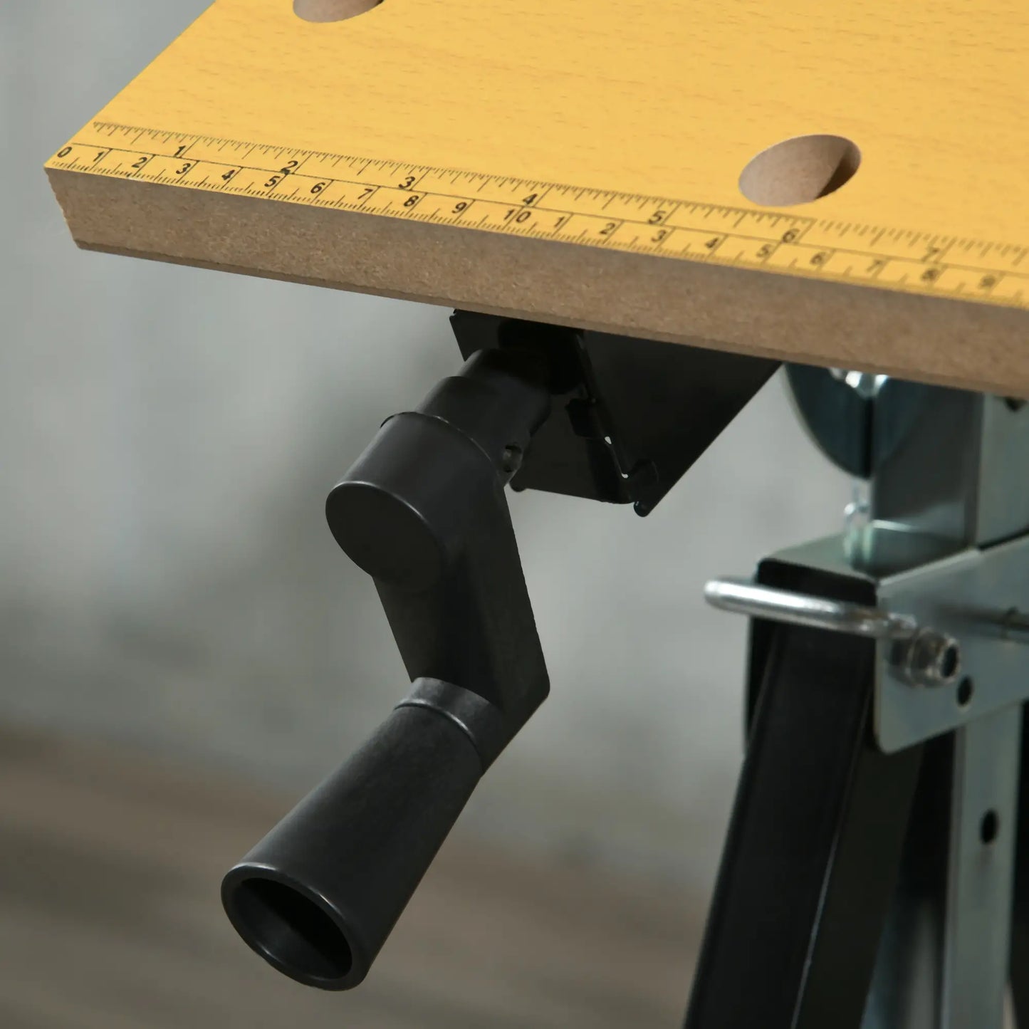 Portable Work Bench, Workshop Tool Stand with 6-Level Height Adjustable Work Table, Carpenter Saw Table with 4 Clamps, Steel Frame, 220lbs Capacity Tool Organizers at Gallery Canada
