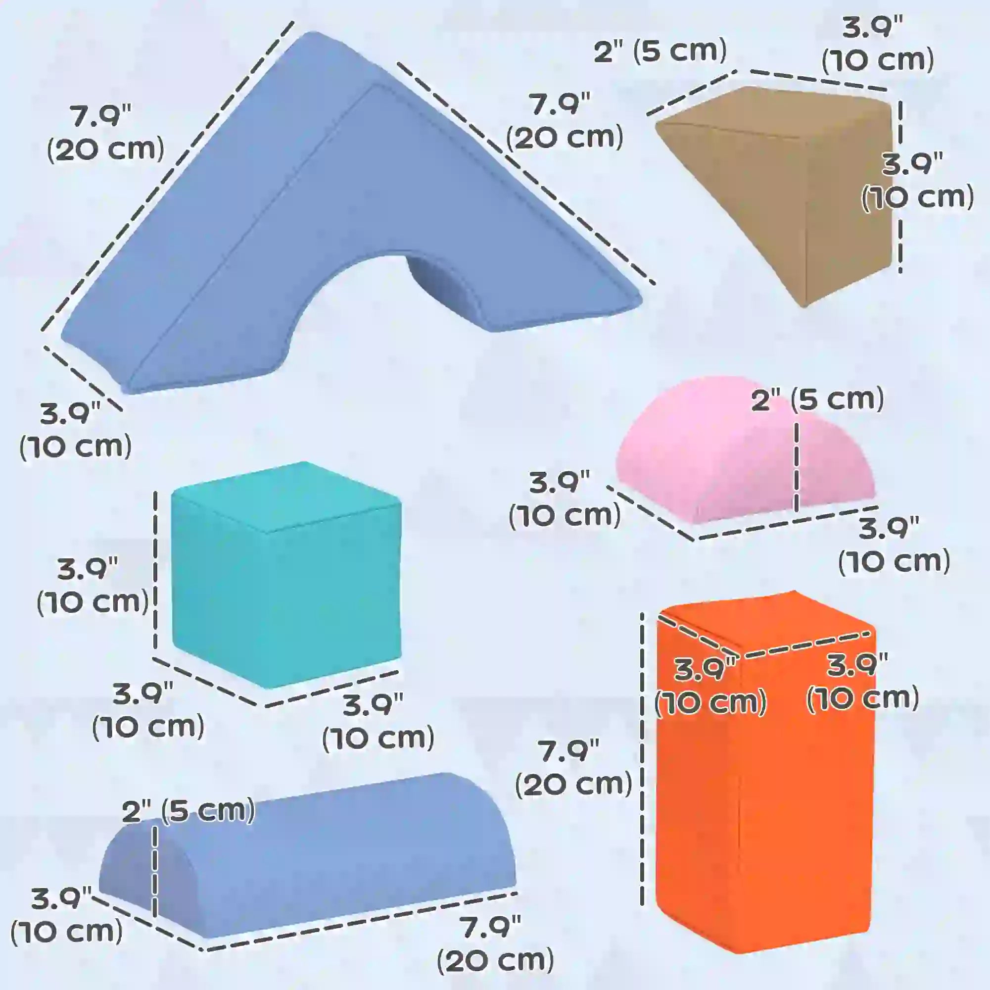 11 Piece Soft Play Equipment, 6-72 Months, Light Colour Baby Gym & Playmats at Gallery Canada