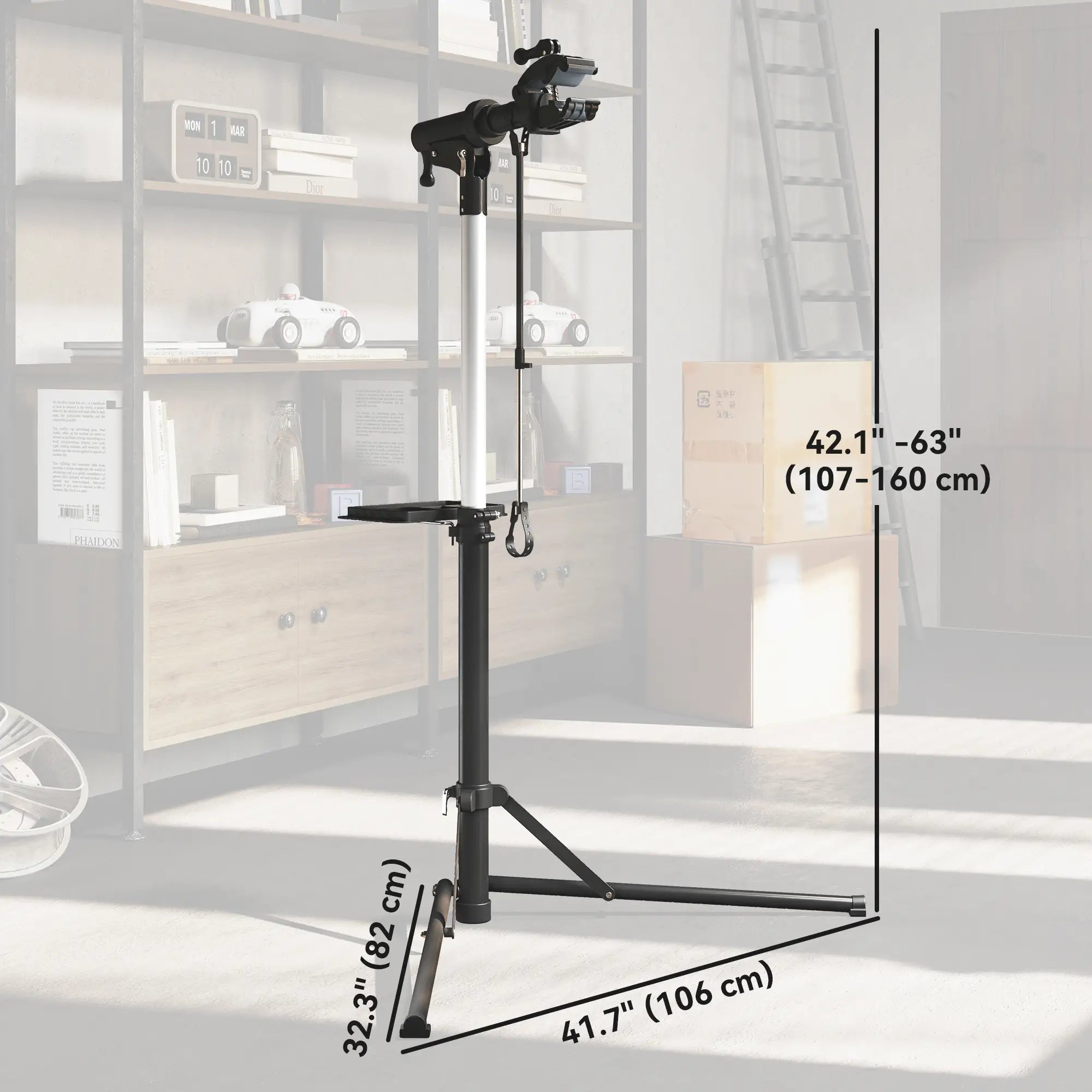 Bicycle Repair Stand, Max 88 lbs, Height Adjustable, Foldable, 360° Rotatable Bike Repair Stands at Gallery Canada