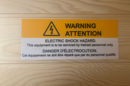 Vienna | Far Infrared Sauna | Canadian Hemlock Very Low EMF | 72.8"H x 35.4"W x 25.6"D | 1 Person Saunas at Gallery Canada