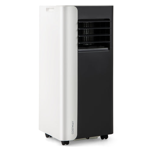 10000 BTU 3-in-1 Portable AC with Fan & Dehumidifier, Black/White