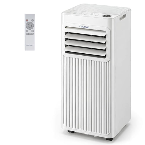 10000 BTU Portable AC, Cools 450 Sq Ft, White