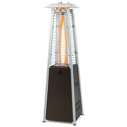 10000 BTU Portable Steel Tabletop Patio Heater with Glass Tube, Black Patio Heaters at Gallery Canada