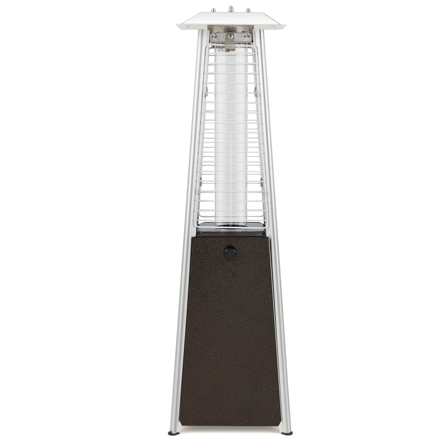 10000 BTU Portable Steel Tabletop Patio Heater with Glass Tube, Black Patio Heaters at Gallery Canada