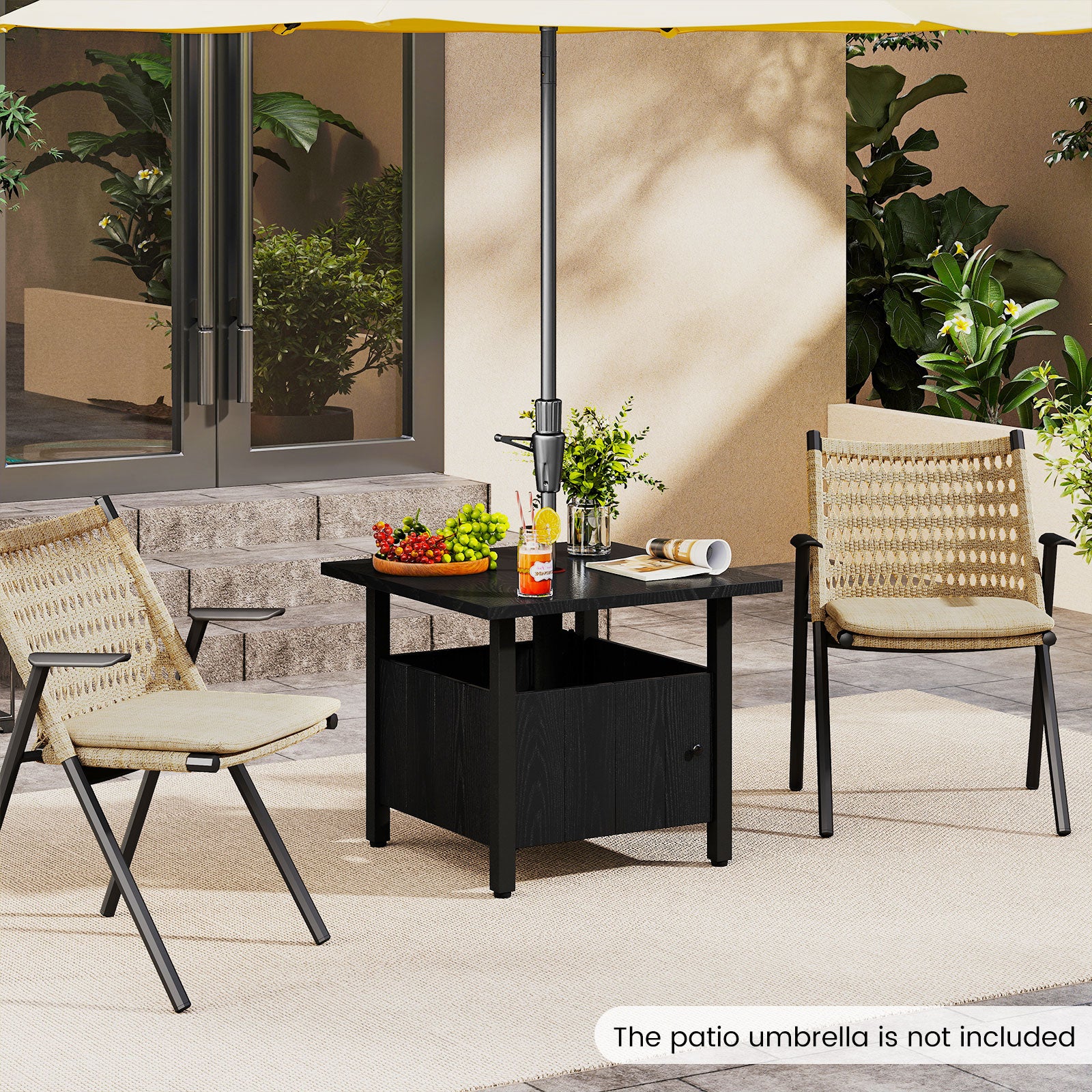 Outdoor Side Table with 1.89
