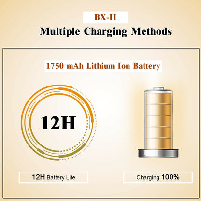 BX-II 88-Key Portable Digital Piano, White