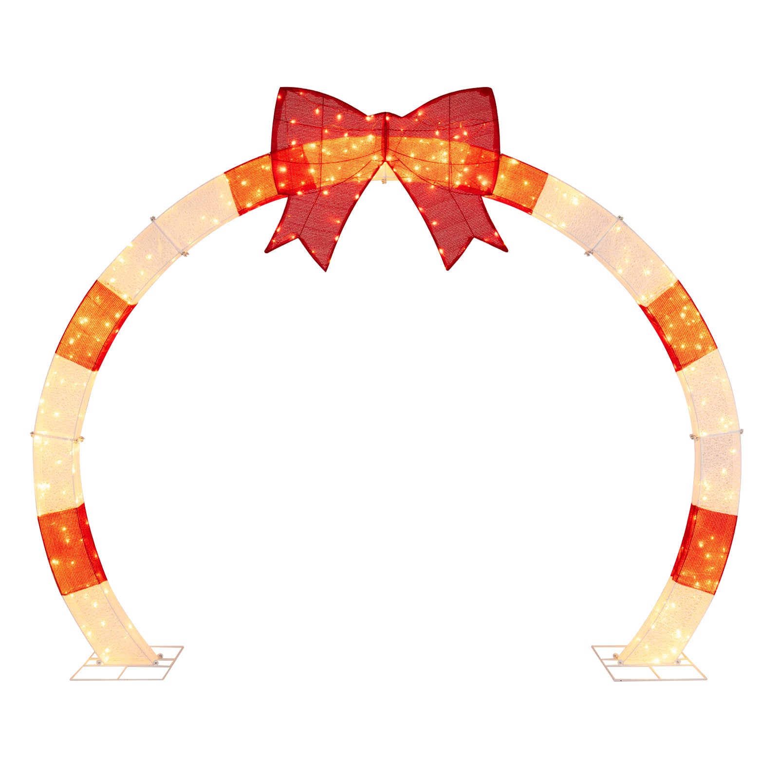 Christmas Archway With Large Bow, LED Lights, 10.4 Feet Christmas Decor & Accessories at Gallery Canada