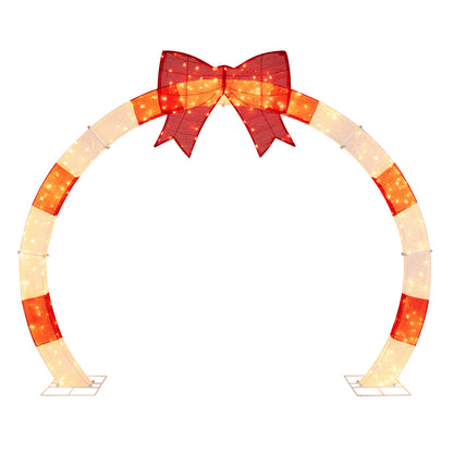 Christmas Archway With Large Bow, LED Lights, 10.4 Feet Christmas Decor & Accessories at Gallery Canada