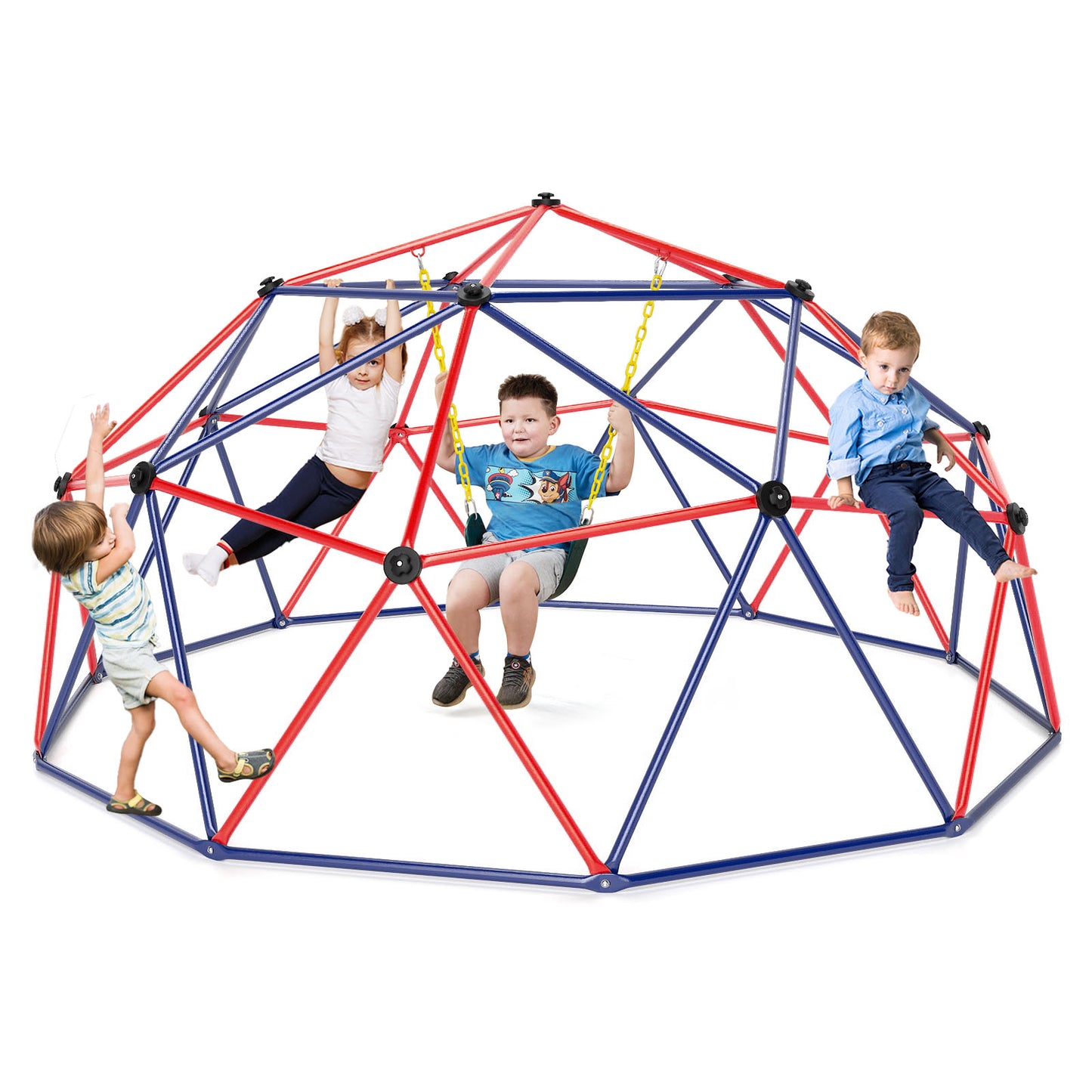 10 Feet Dome Climber, Swing, 800 Lbs Capacity, Red Climbers & Slides at Gallery Canada