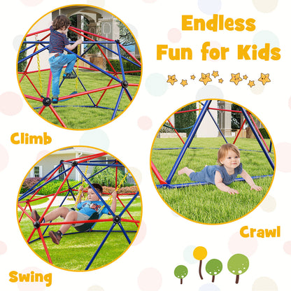 10 Feet Dome Climber, Swing, 800 Lbs Capacity, Red Climbers & Slides at Gallery Canada