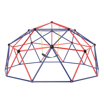 10 Feet Dome Climber, Swing, 800 Lbs Capacity, Red Climbers & Slides Red at Gallery Canada