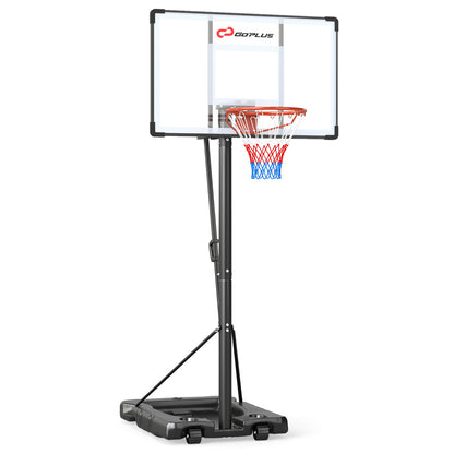 Portable Basketball Hoop, 10 Feet, Outdoor For Adults, Black Sport Equipments Black at Gallery Canada