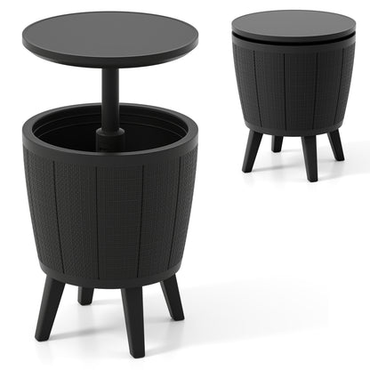 10 Gallon Beer And Wine Cooler, Lift-Top, Drainage Plug, Black Coolers at Gallery Canada