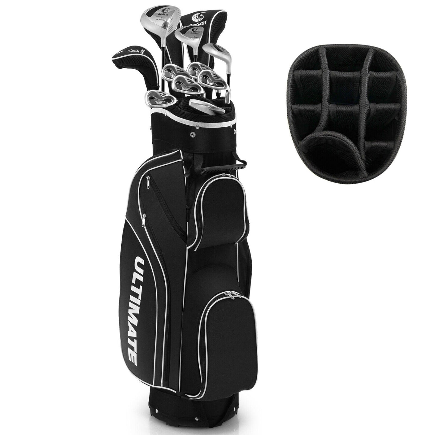 Women's Complete Golf Club Set, 10 Pieces, Alloy Driver, Black Golf at Gallery Canada