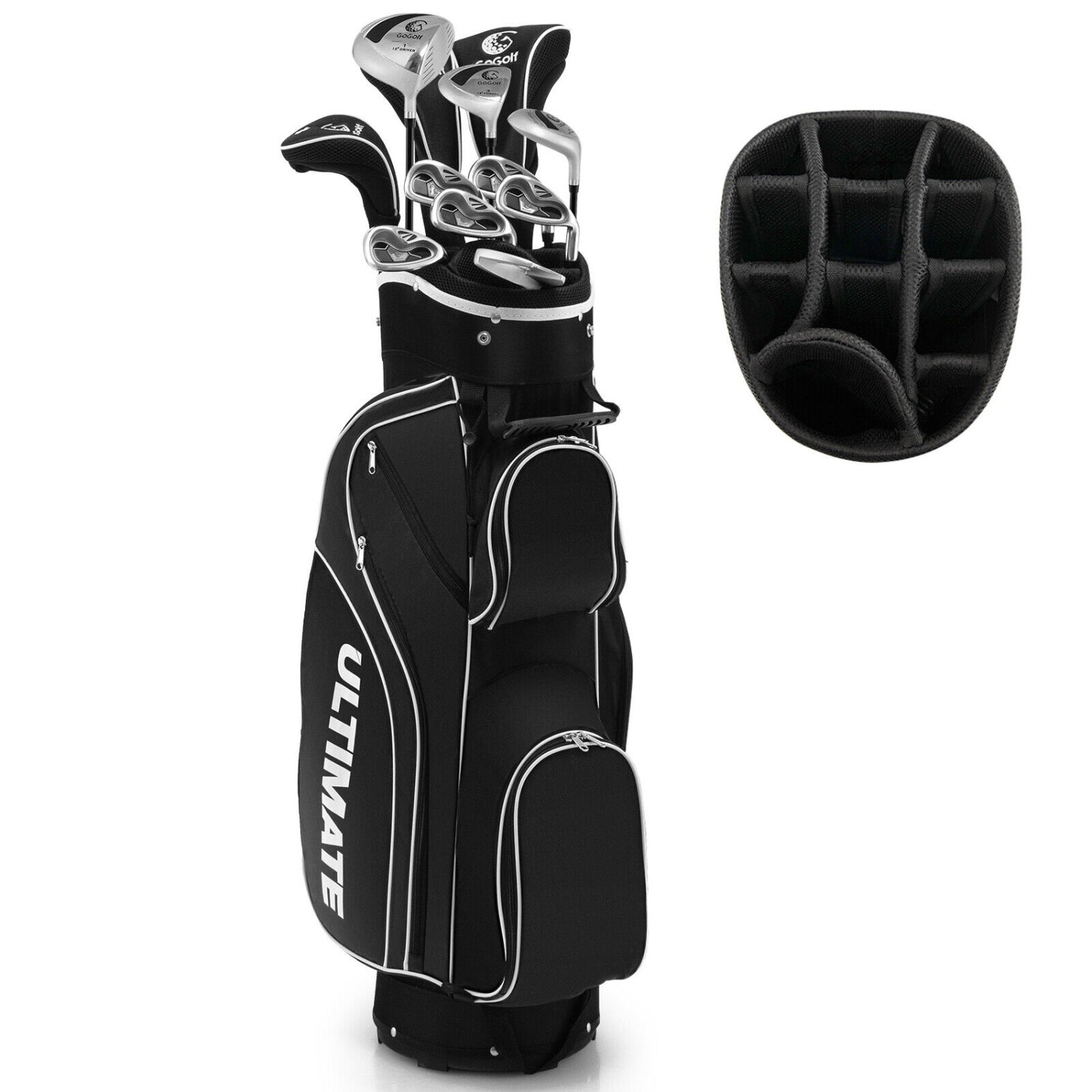 Women's Complete Golf Club Set, 10 Pieces, Alloy Driver, Black Golf Black at Gallery Canada