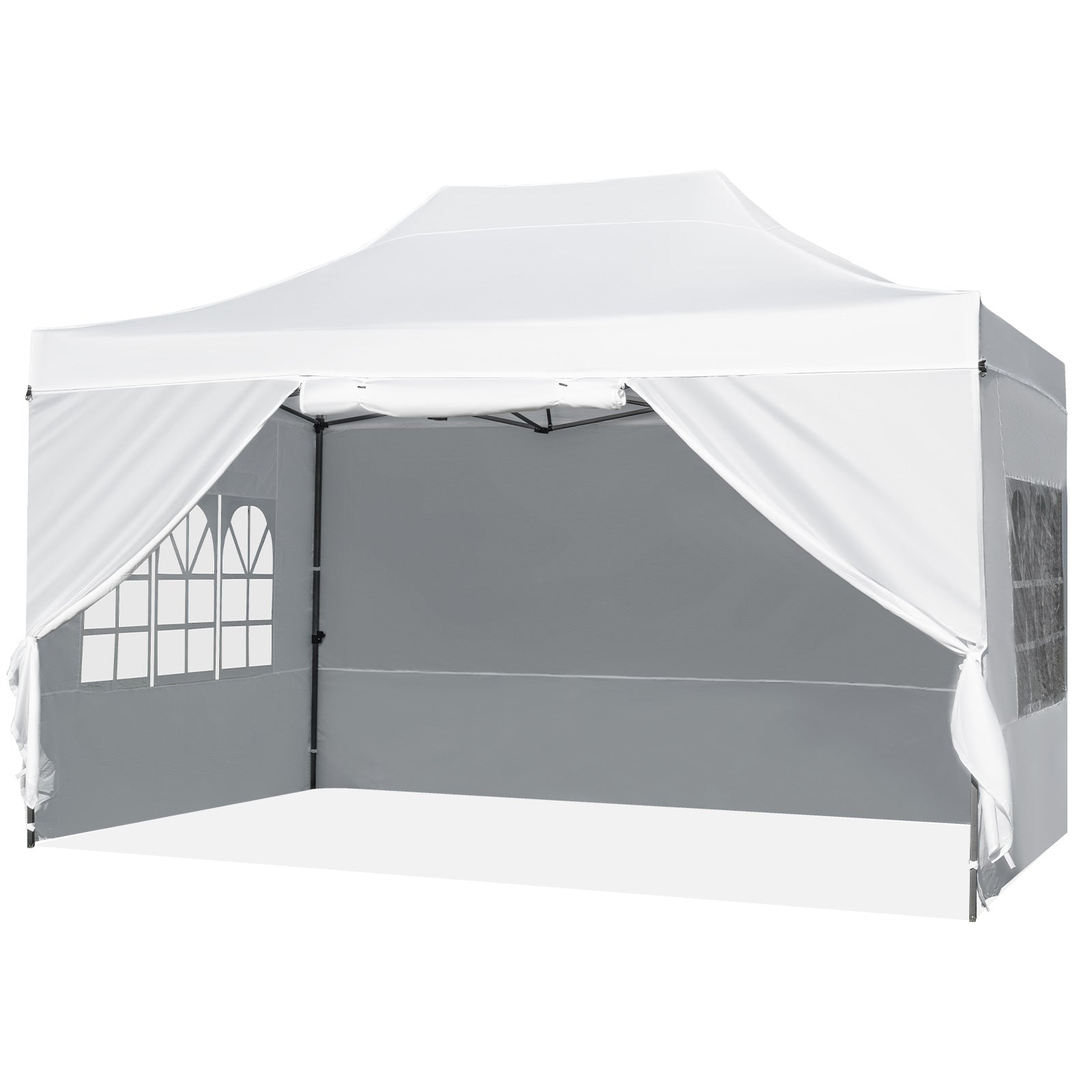 10 X 14 FT Pop up Canopy Tent Outdoor Patio Commercial Sunshade Shelter, White Canopies at Gallery Canada