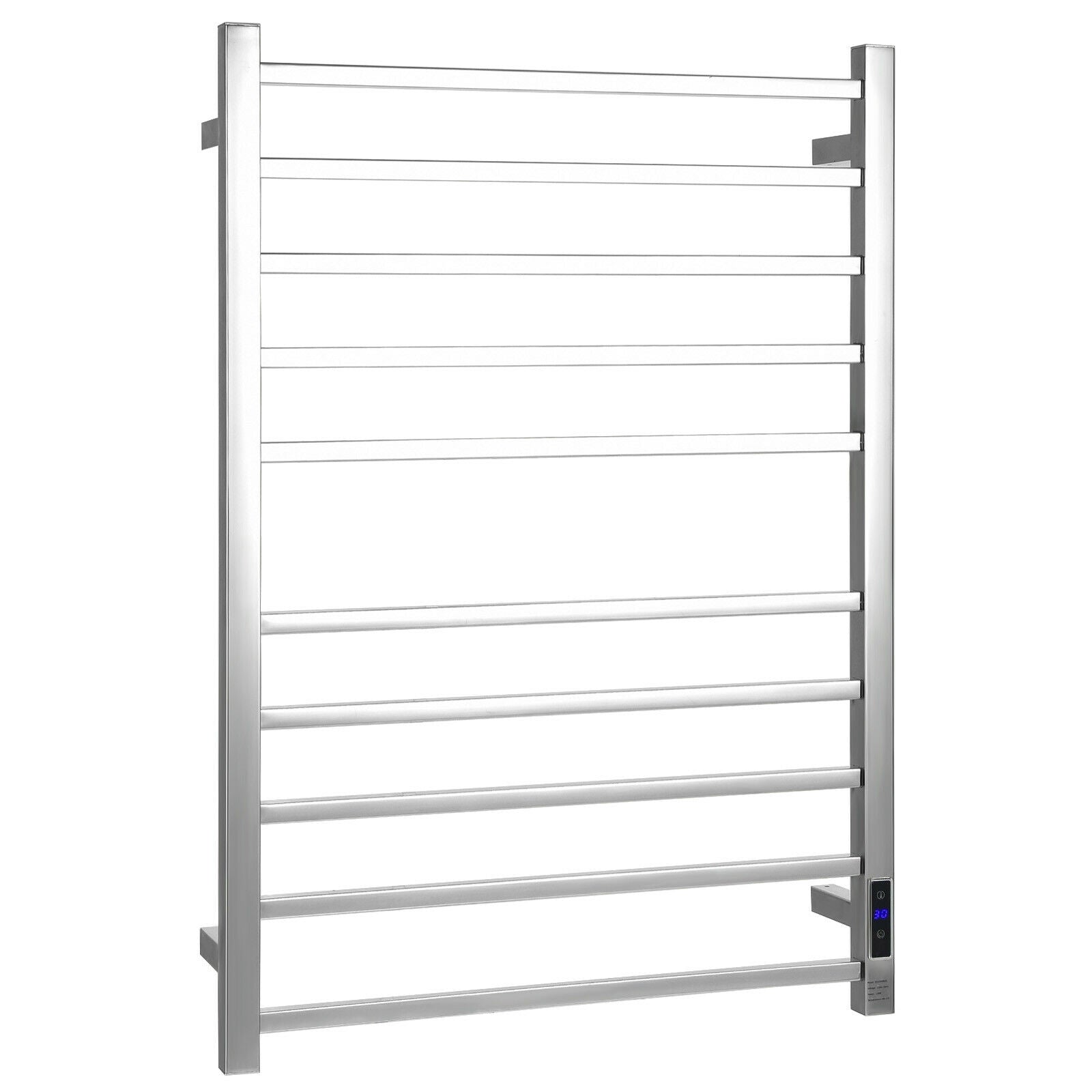 10-Bar Electric Stainless Steel Towel Warmer Towel Racks at Gallery Canada