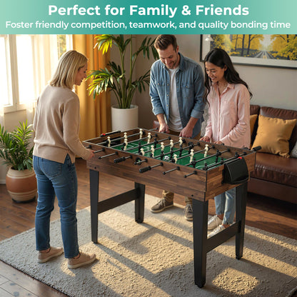 10-In-1 Combo Game Table Set, 50Inch Multi-Game, Brown Game Room at Gallery Canada