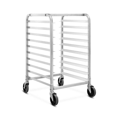 10 Sheets Aluminum Rolling Bakery Pan Rack, Silver Baker's Racks Silver at Gallery Canada