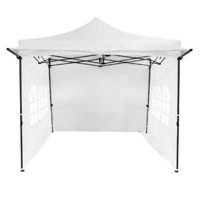 10 x 10 FT Pop up Canopy Tent with Sidewalls and Awning for Party Picnic Event, White Canopies at Gallery Canada