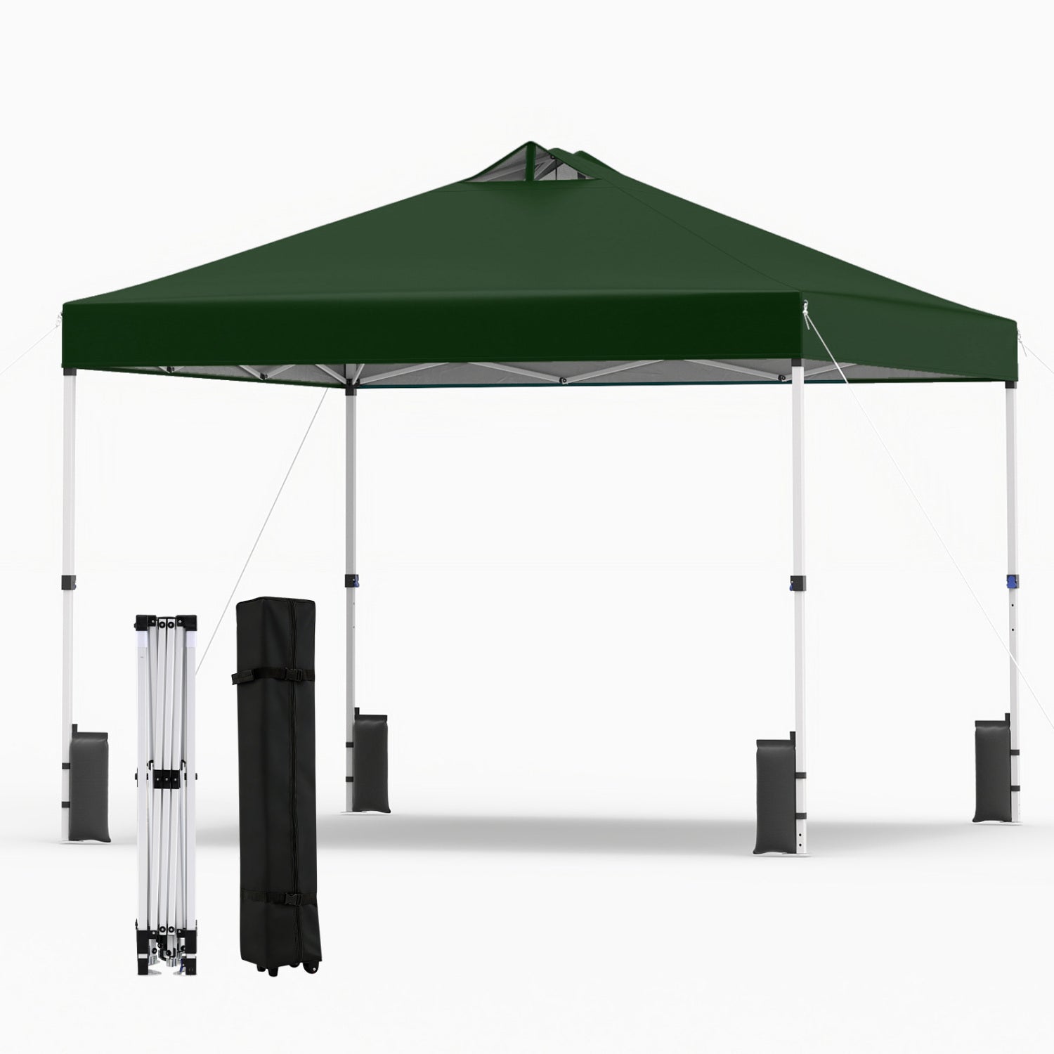 10x10 Feet Outdoor Commercial Pop Up Canopy Tent, Green Canopies at Gallery Canada