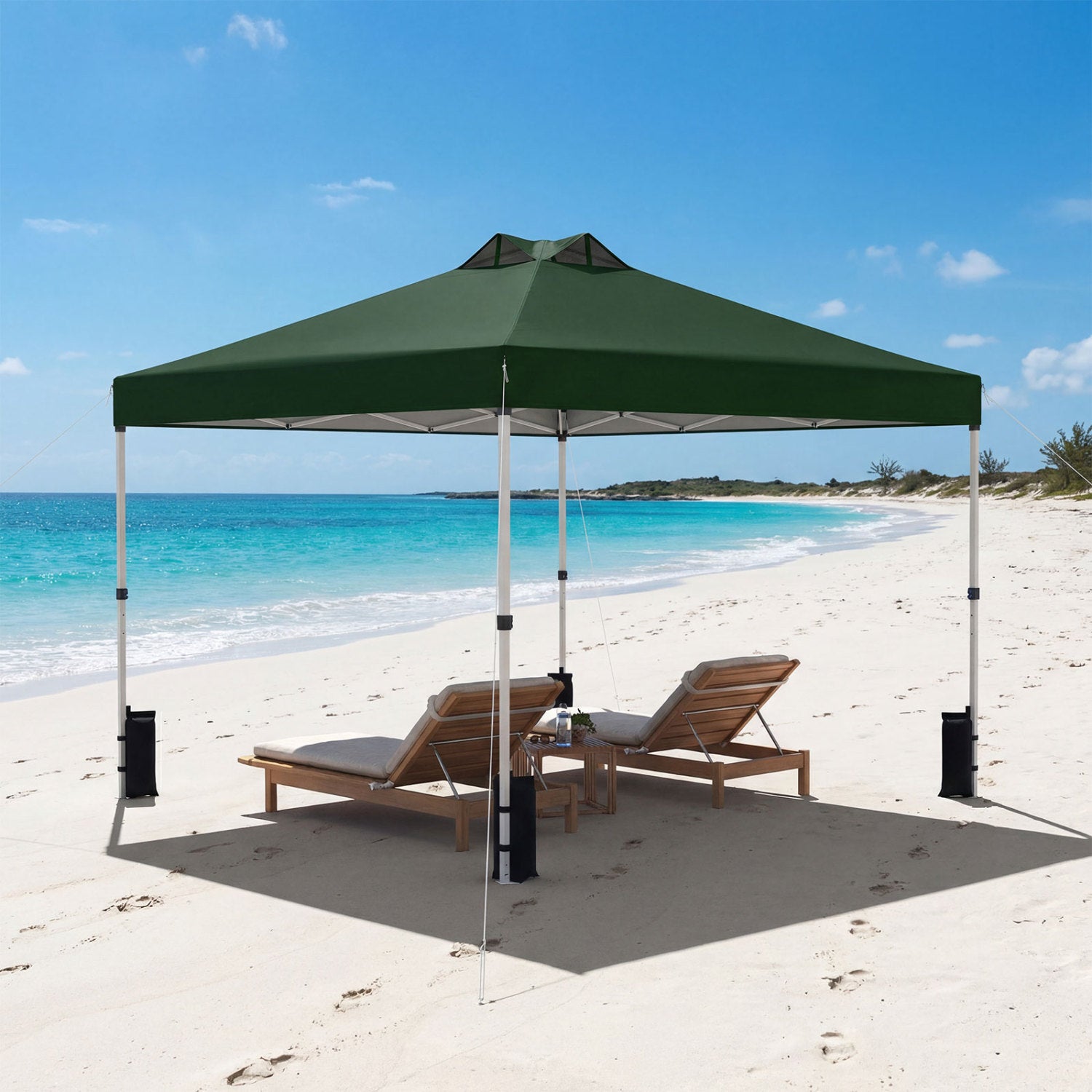 10x10 Feet Outdoor Commercial Pop Up Canopy Tent, Green Canopies at Gallery Canada