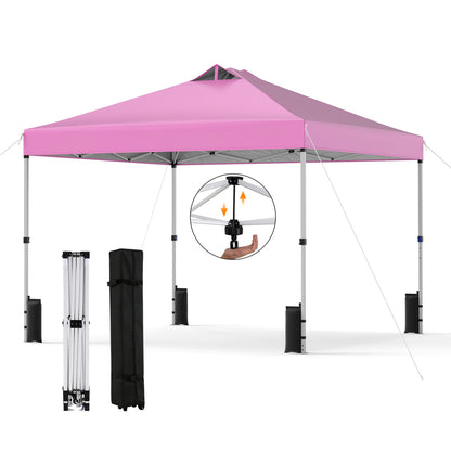 10 x 10 Feet Outdoor Commercial Pop Up Canopy Tent, Pink Canopies at Gallery Canada