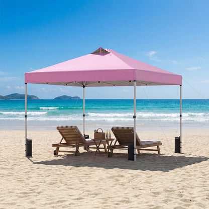 10 x 10 Feet Outdoor Commercial Pop Up Canopy Tent, Pink Canopies at Gallery Canada