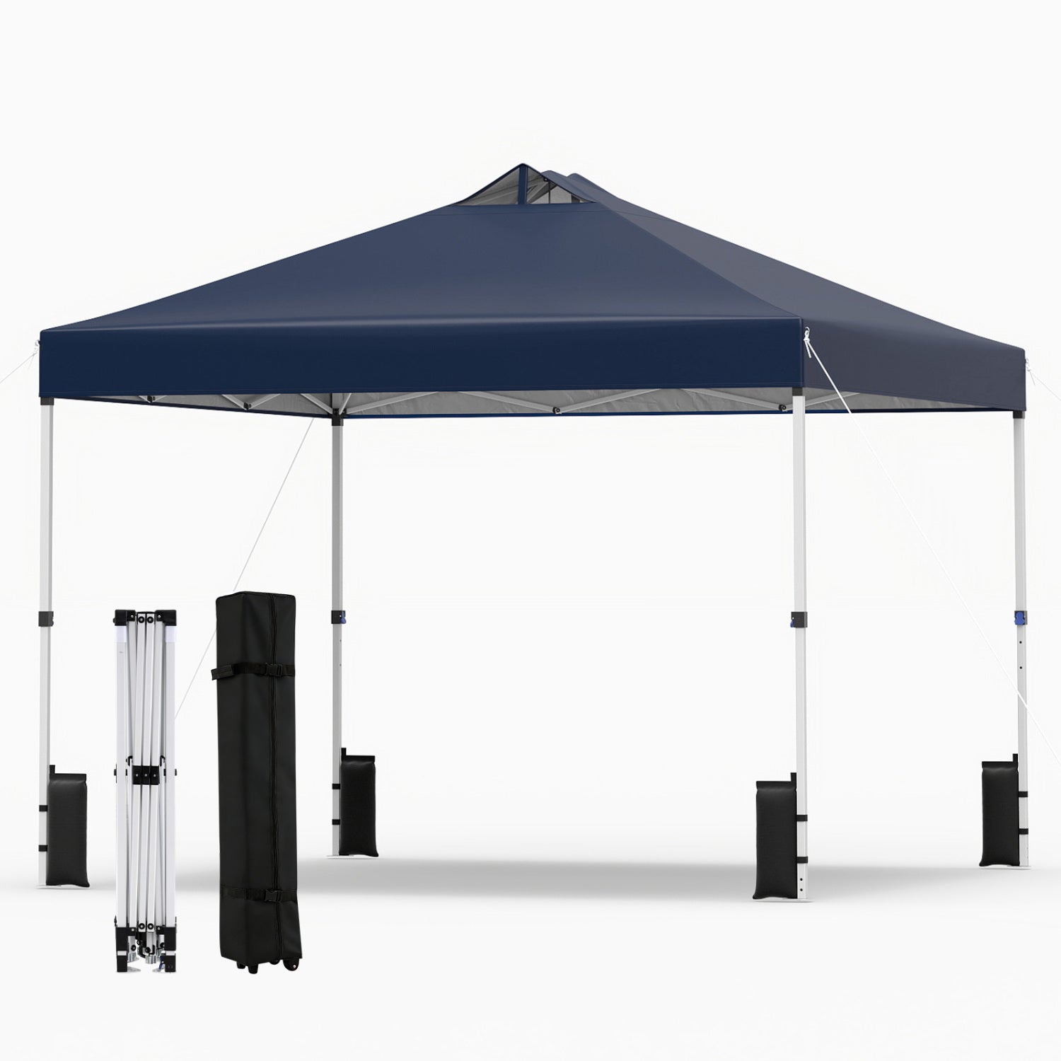 10x10 Feet Outdoor Commercial Pop Up Canopy Tent, Blue Canopies at Gallery Canada