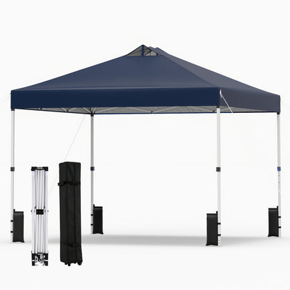 10x10 Feet Outdoor Commercial Pop Up Canopy Tent, Blue Canopies at Gallery Canada