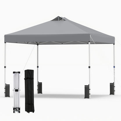 10x10 Feet Outdoor Commercial Pop Up Canopy Tent, Gray Canopies at Gallery Canada