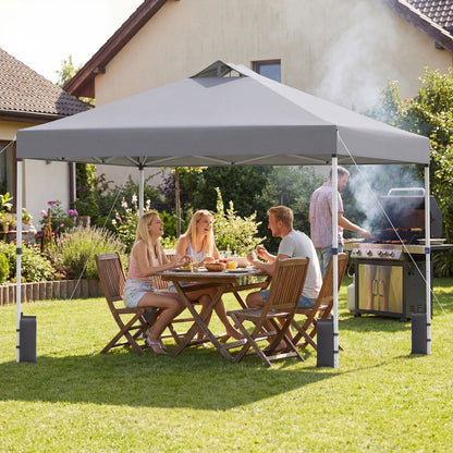 10x10 Feet Outdoor Commercial Pop Up Canopy Tent, Gray Canopies at Gallery Canada