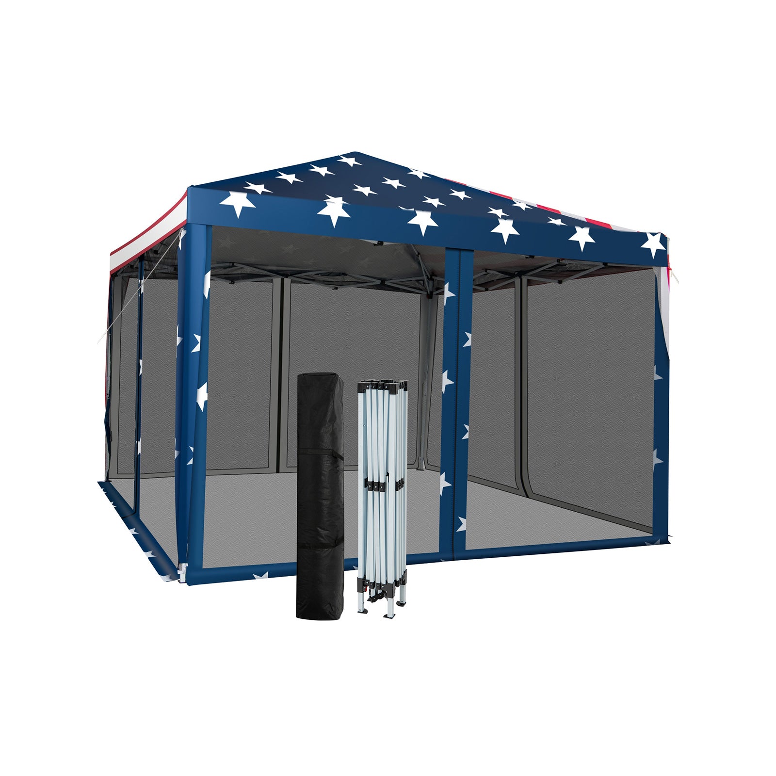 10 x 10 Feet Pop-up Canopy Tent Gazebo Canopy for Outdoor, Navy Canopies at Gallery Canada