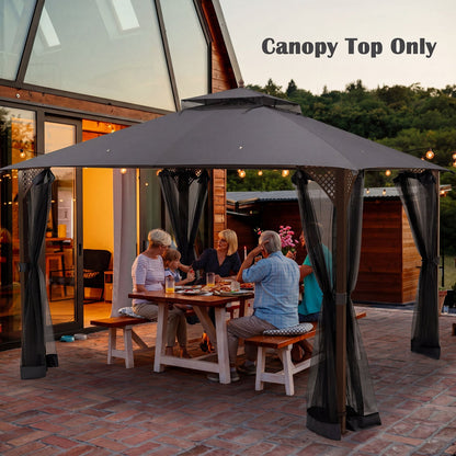 10 X 12 Ft Gazebo Replacement Top, Gray