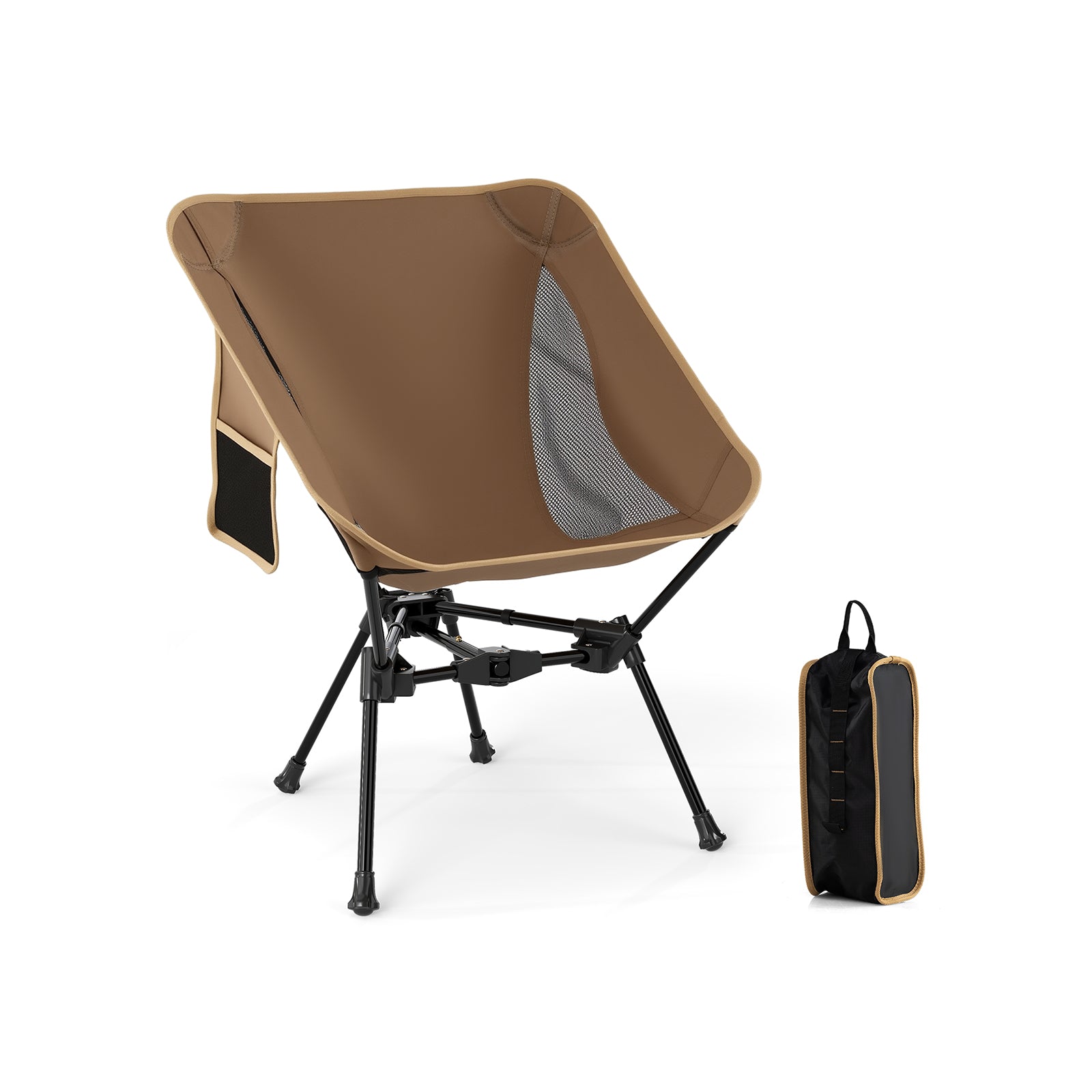 Portable Camping Chair with Compact Carrying Bag, Coffee Camping Furniture at Gallery Canada
