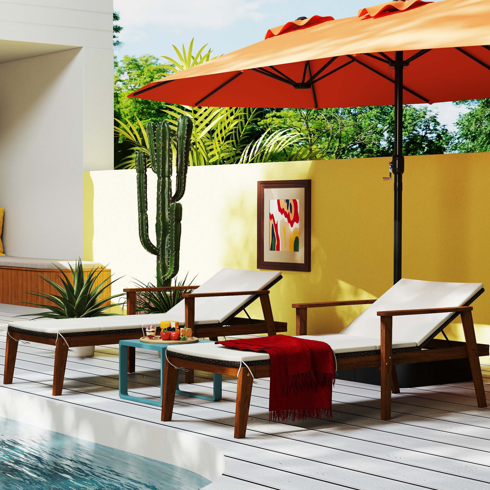 7 Pieces Outdoor Relaxation Bundle - Complete Patio Set Outdoor & Patio Furniture at Gallery Canada