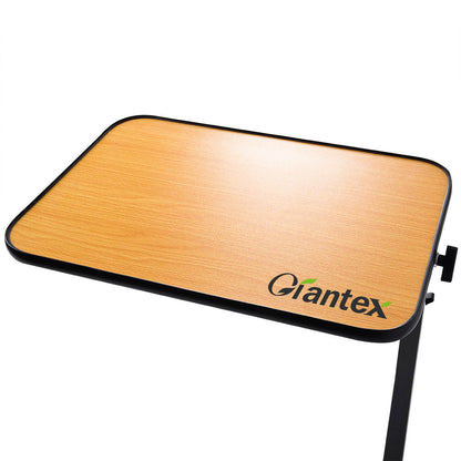Table roulante de lit, plateau de nourriture, beige