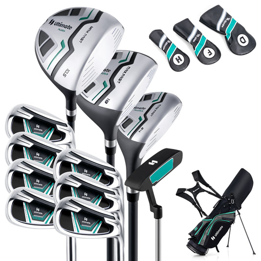 11 Piece Golf Club Set, Green Golf Green at Gallery Canada