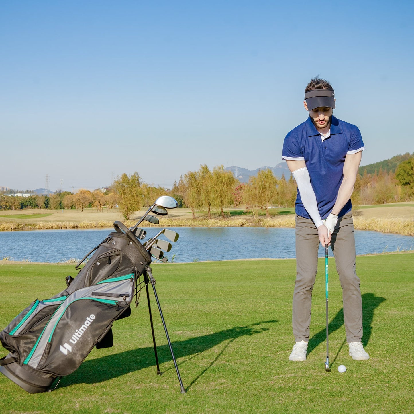 11 Piece Golf Club Set, Green Golf at Gallery Canada