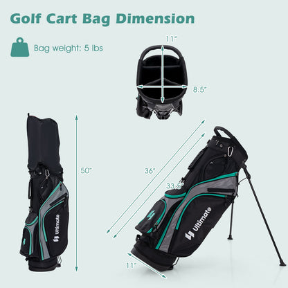 11 Piece Golf Club Set, Green Golf at Gallery Canada