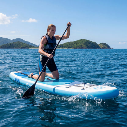 11' Wide Inflatable Stand Up Paddle Board, Dark Blue Surfing at Gallery Canada