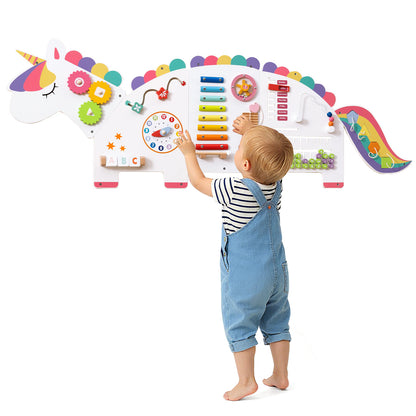 Dinosaur Activity Wall Busy Board, 11-in-1, White Learning Toys at Gallery Canada