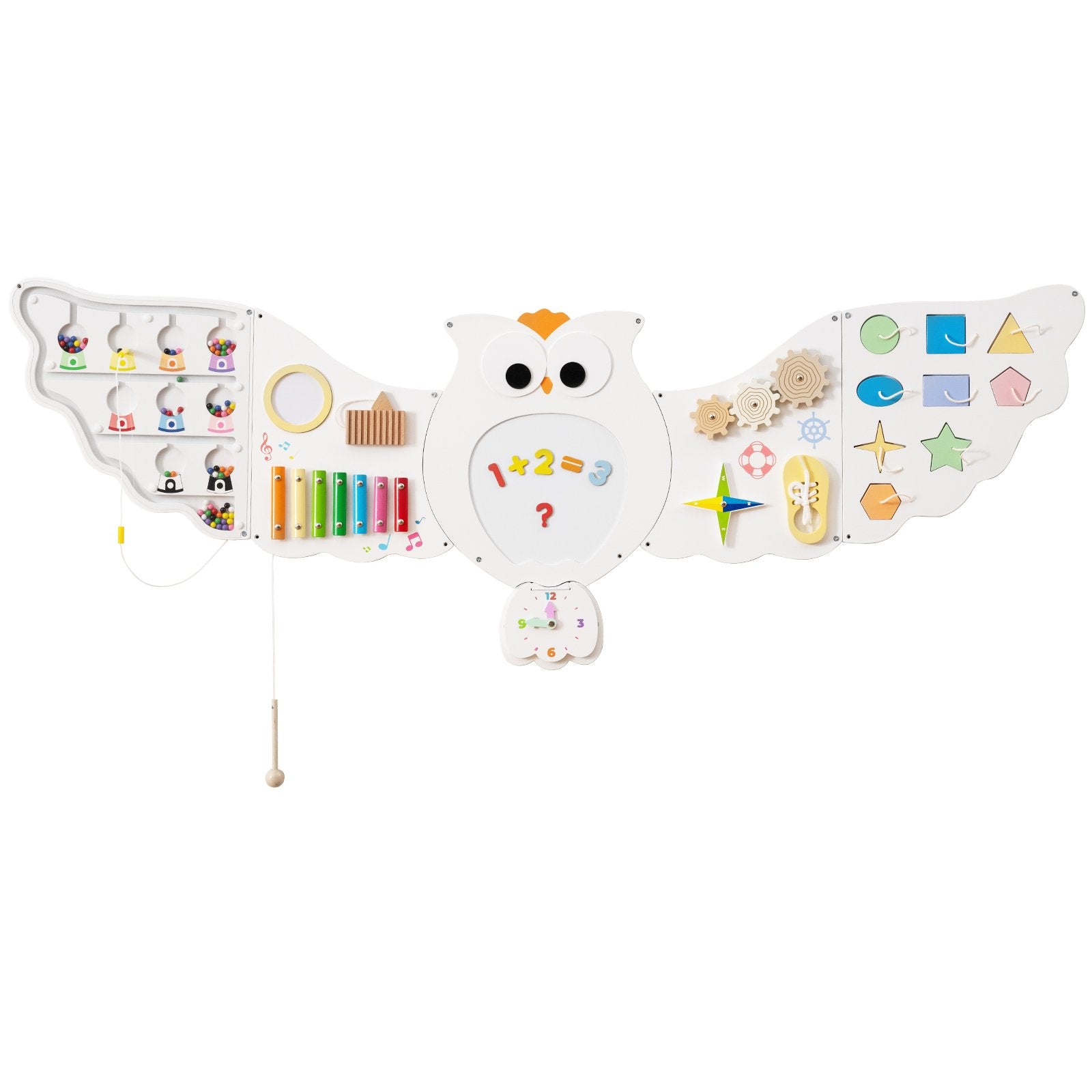 11-in-1 Toddler Learning Activity Center Owl Activity Wall Busy Board Panels for 3+ Years Old Learning Toys Options at Gallery Canada