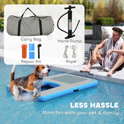 Floating Pet Boat Ramp, Up to 300 lbs, for Pool, Lake, Dock Dog Stairs at Gallery Canada
