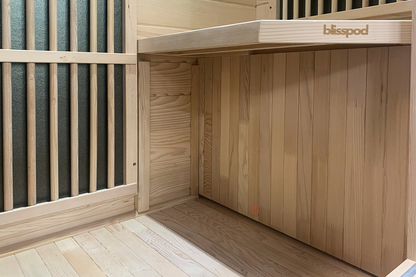 Vienna | Far Infrared Sauna | Canadian Hemlock Very Low EMF | 72.8"H x 35.4"W x 25.6"D | 1 Person
