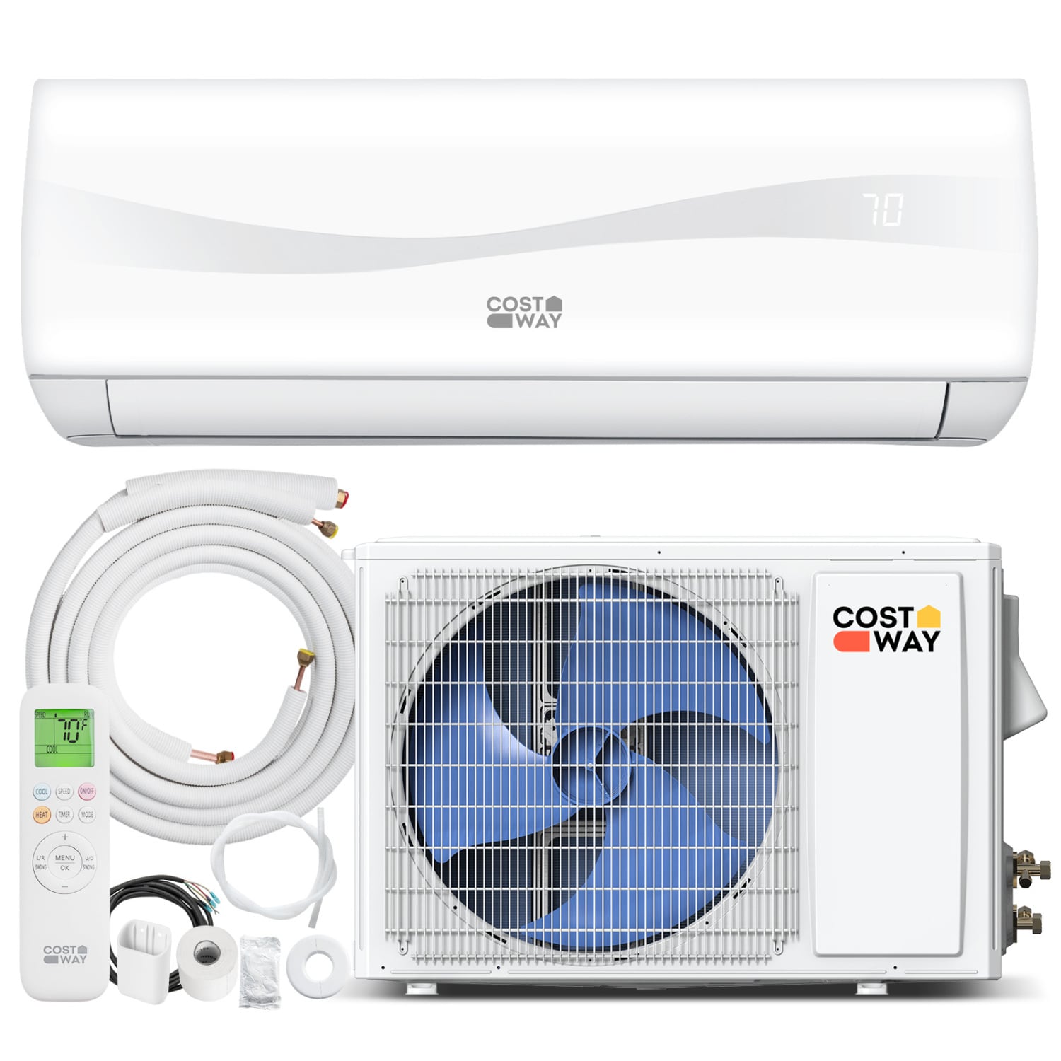 12000 BTU 17 SEER2 208-230V Mini Split AC With Heat Pump Mini Split Air Conditioners Options at Gallery Canada