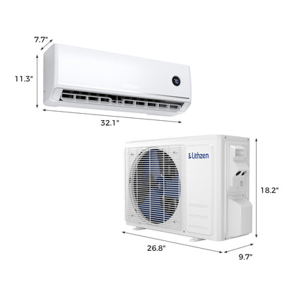 12000 BTU Mini Split, Works At -15℃, White 12000 BTU Mini Split at Gallery Canada